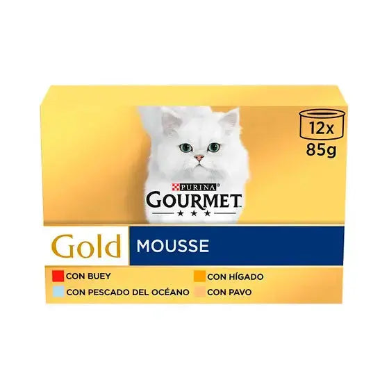 Gourmet Gold Mousse Surtido Pack 12X85G Todoanimal.es