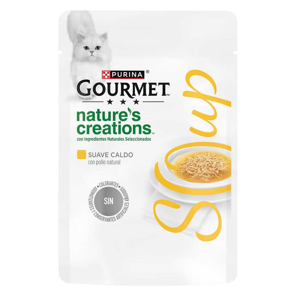 Gourmet Gold Soups Comida Húmeda para Gatos al mejor precio -Todoanimal.es
