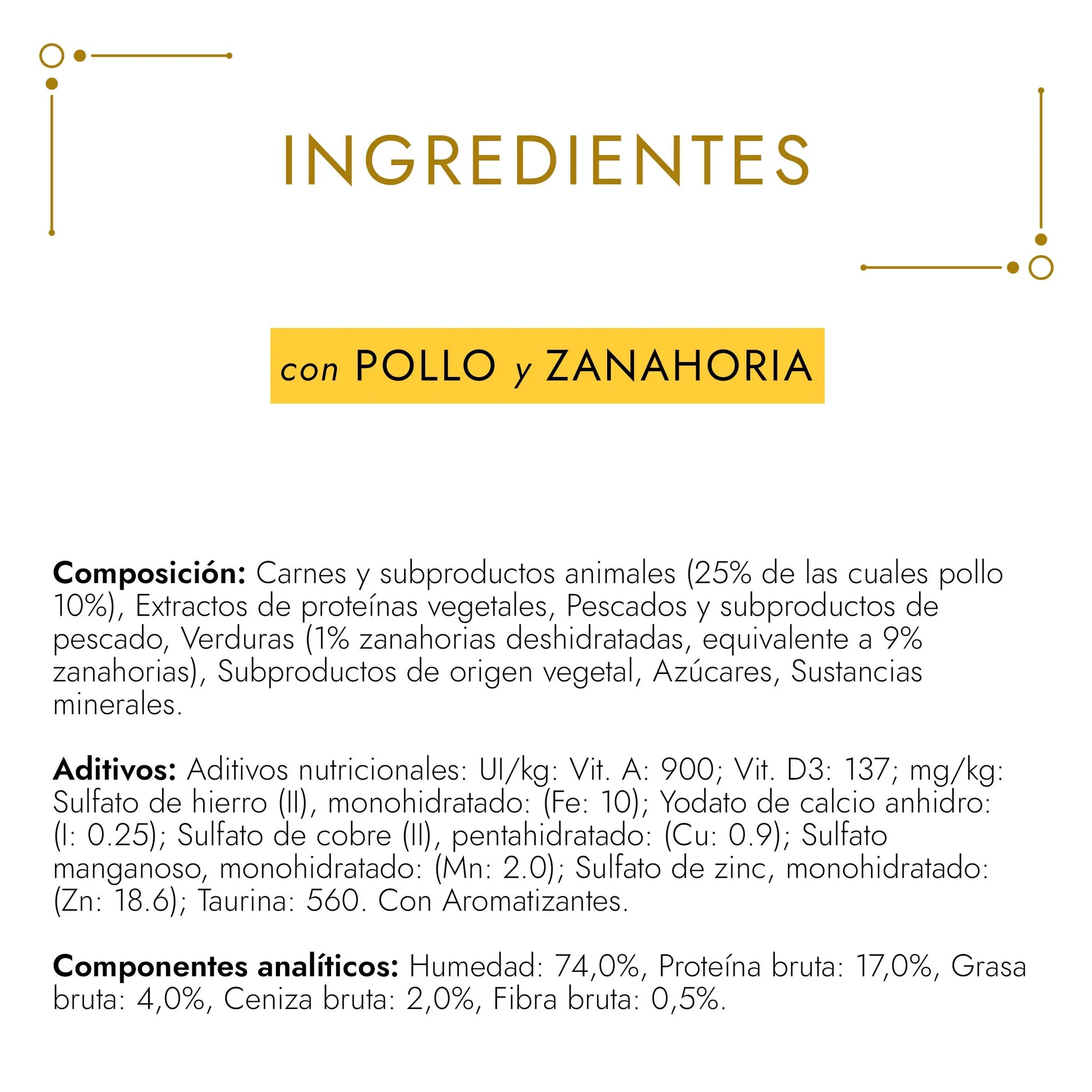 Gourmet Gold Tartalette Pollo y Zanahoria 85 g al mejor precio -Todoanimal.es