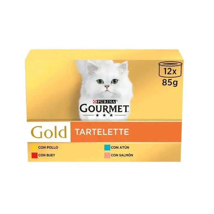 Gourmet Gold Tartallette Pack 12X85Gr Todoanimal.es