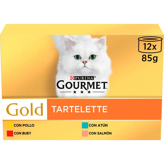Gourmet Gold Tartallette Pack 12x85 g al mejor precio -Todoanimal.es