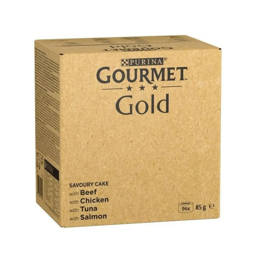 Gourmet Gold Tartelette Pack Ahorro Surtido 96x85 g Comida Húmeda para Gatos al mejor precio -Todoanimal.es