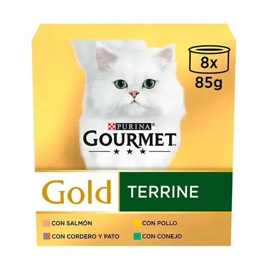 Gourmet Gold Terrine Pack Surtido Pack 8X85G Todoanimal.es