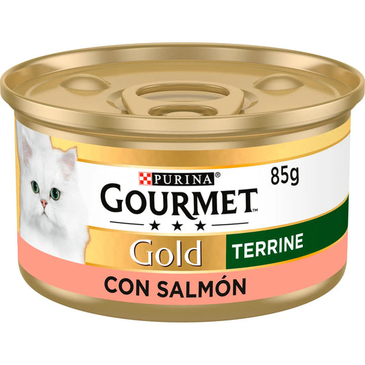 Gourmet Gold Terrine Salmón 85 g al mejor precio -Todoanimal.es