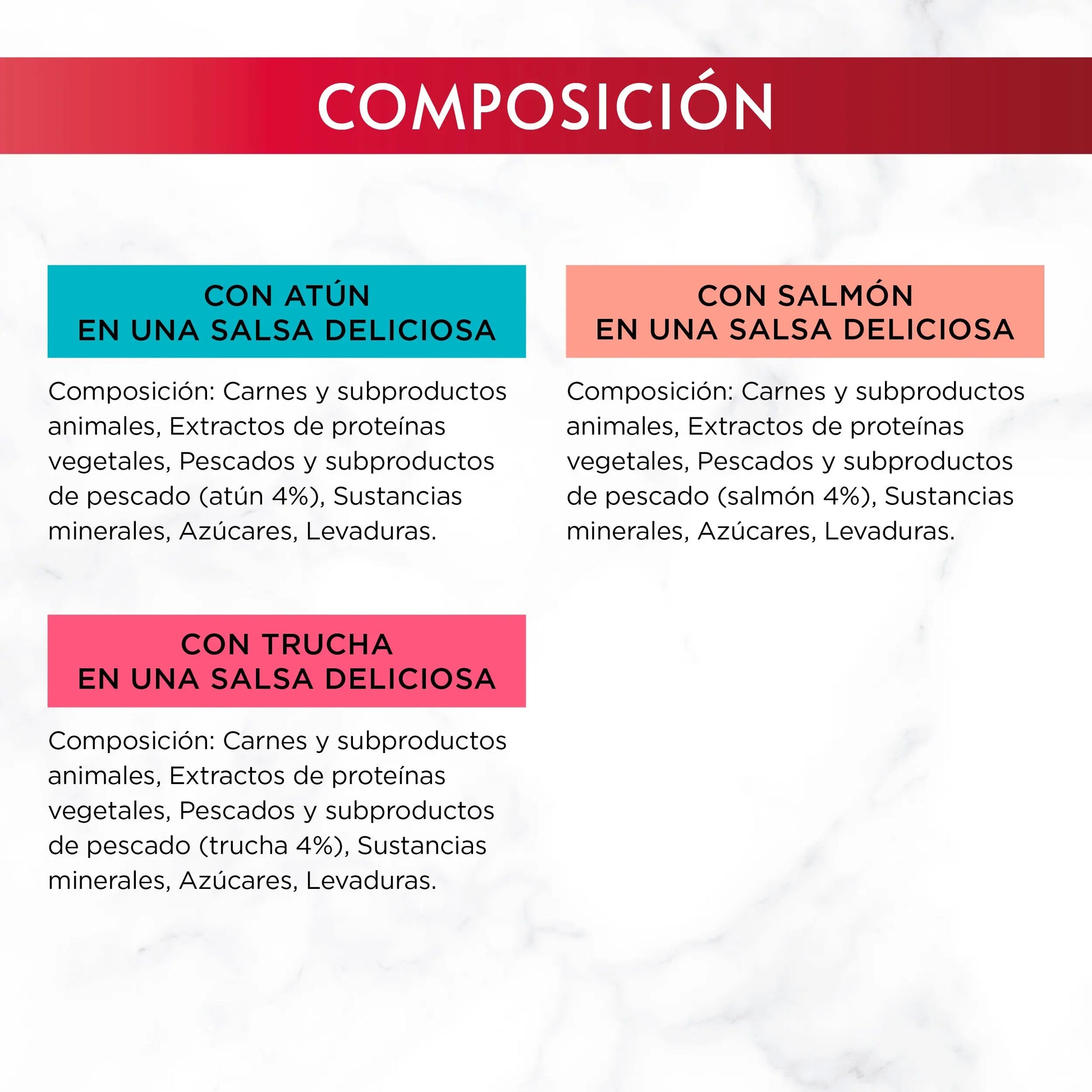 Gourmet Mon Petit Atún, Salmón y Trucha Pack 6x50 g al mejor precio -Todoanimal.es