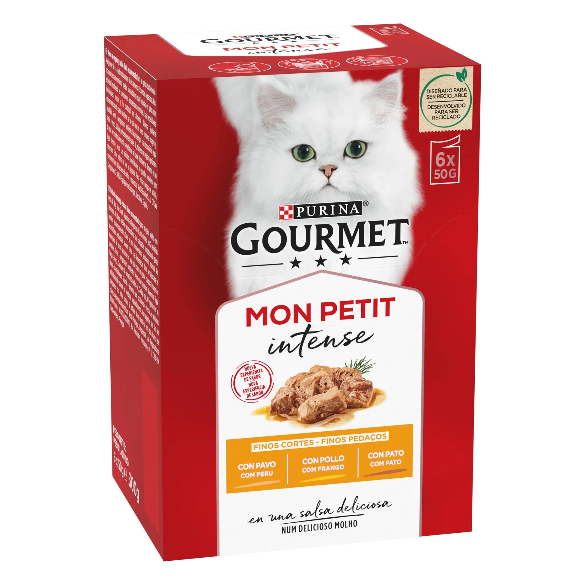 Gourmet Mon Petit Aves Pack 6X50 g al mejor precio -Todoanimal.es