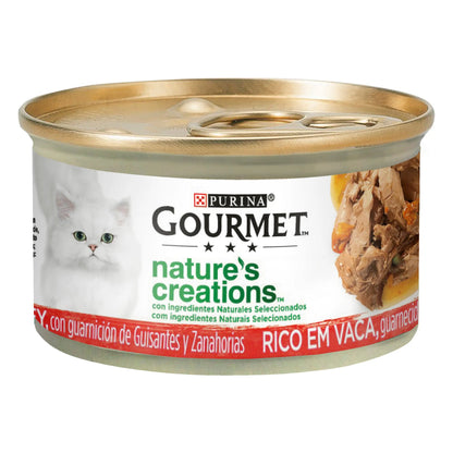 Gourmet Nature'S Creations Buey&Zanahoria 85 g al mejor precio -Todoanimal.es