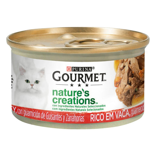 Gourmet Nature'S Creations Buey&Zanahoria 85 g al mejor precio -Todoanimal.es