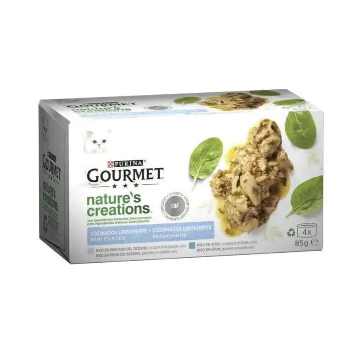 Gourmet Nature'S Creations Pescocen&Atún Pack 4X85G Todoanimal.es