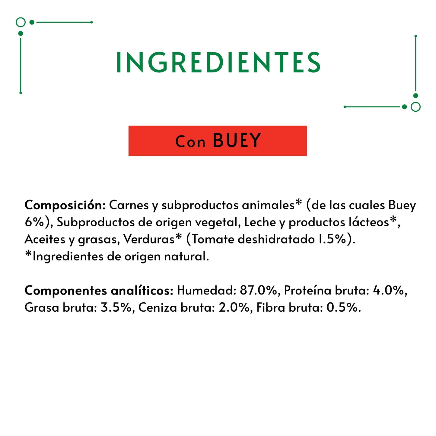 Gourmet Nature'S Creations Pure Buey&Tomate 5x10 g al mejor precio -Todoanimal.es