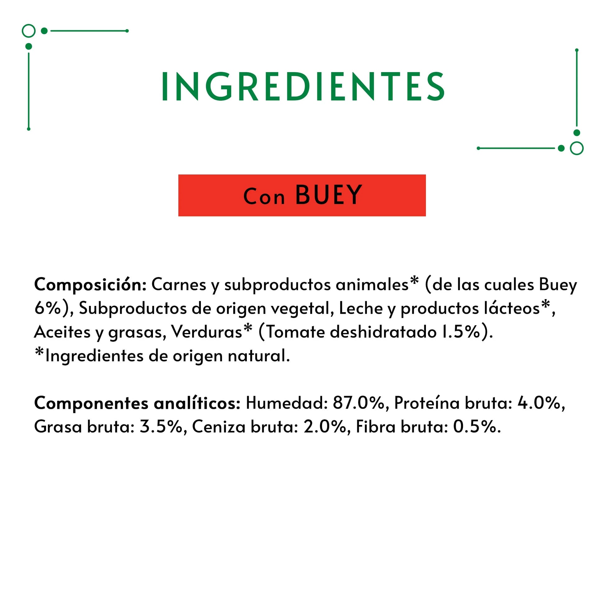 Gourmet Nature'S Creations Pure Buey&Tomate 5x10 g al mejor precio -Todoanimal.es