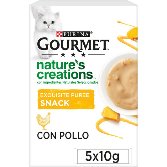 Gourmet Nature'S Creations Pure Pollo y Calabaza 5x10 g al mejor precio -Todoanimal.es