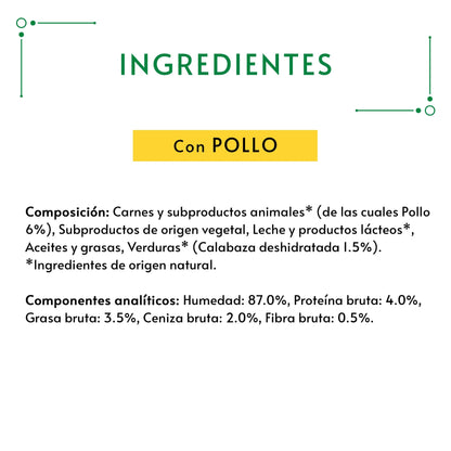Gourmet Nature'S Creations Pure Pollo y Calabaza 5x10 g al mejor precio -Todoanimal.es