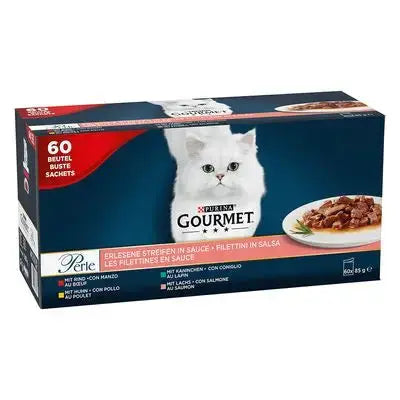 Gourmet Perle Delicias Pollo&Buey Pack 60X85G Todoanimal.es