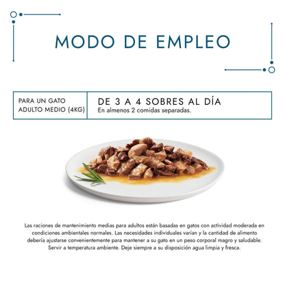 Gourmet Perle Duo En Salsa Pack 4X85 g al mejor precio -Todoanimal.es