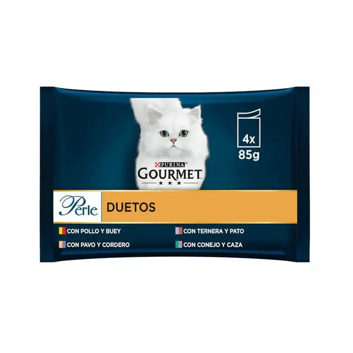 Gourmet Perle Duo En Salsa Pack 4X85G Todoanimal.es