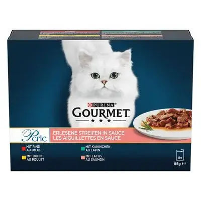 Gourmet Perle Filetes Salsa Surtido Pack 8X85G Todoanimal.es