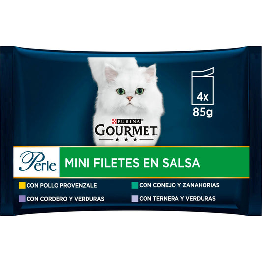 Gourmet Perle Filetes Salsa Verde Pack 4X85 g al mejor precio -Todoanimal.es