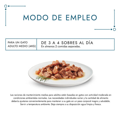 Gourmet Perle Pescado Oceánico Salsa Pack 4X85 g al mejor precio -Todoanimal.es