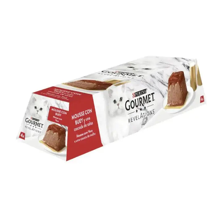 Gourmet Revelations Mousse Buey Pack 4X57G Todoanimal.es