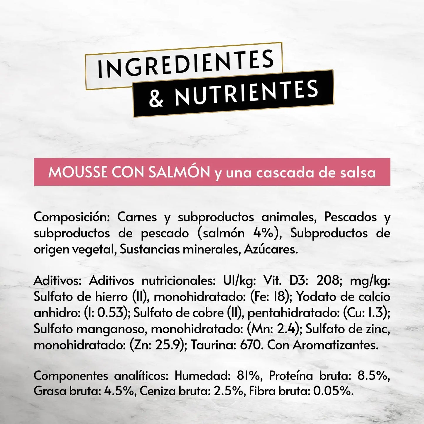 Gourmet Revelations Mousse Salmón y Atún Pack Ahorro 48x57 g al mejor precio -Todoanimal.es