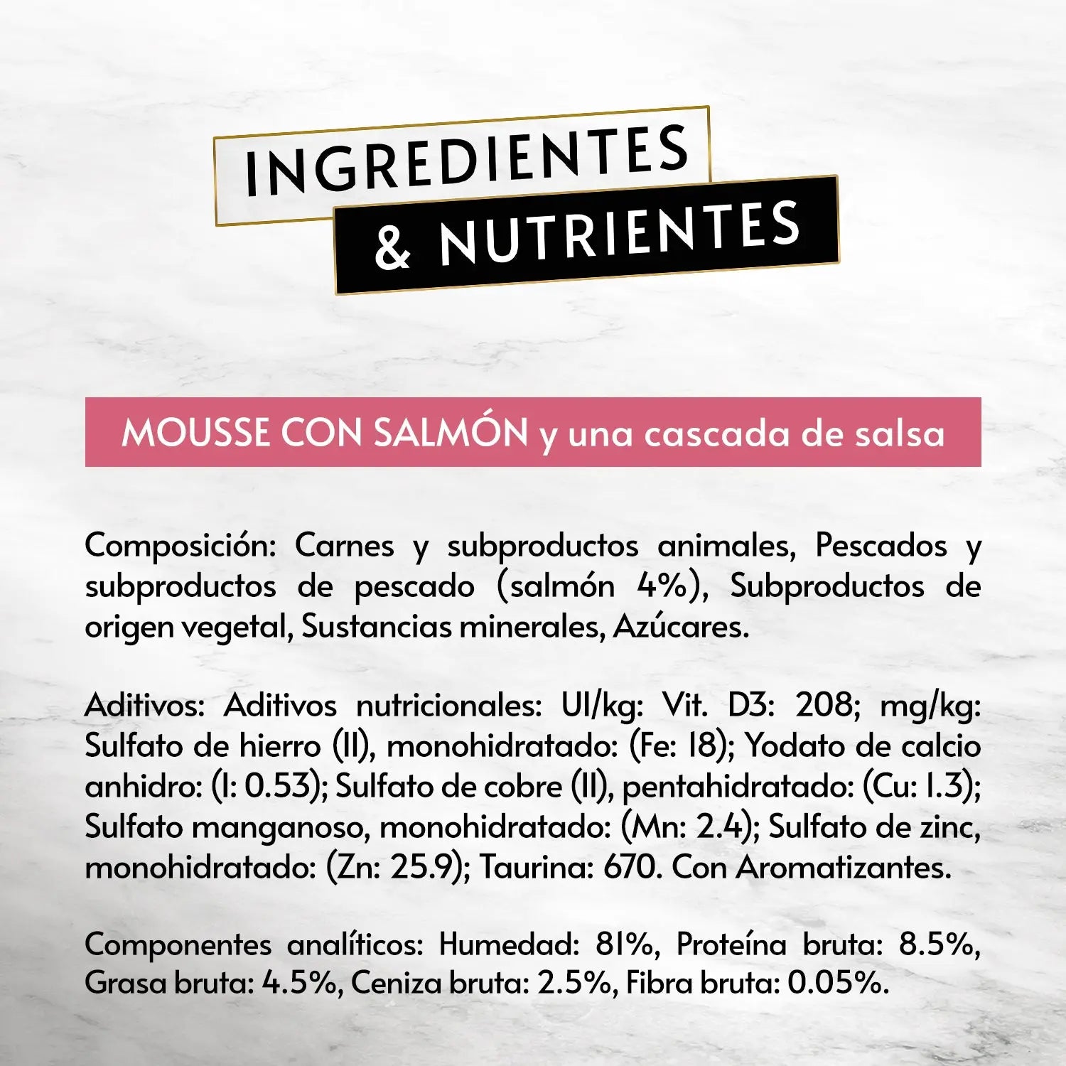 Gourmet Revelations Mousse Salmón y Atún Pack Ahorro 48x57 g al mejor precio -Todoanimal.es