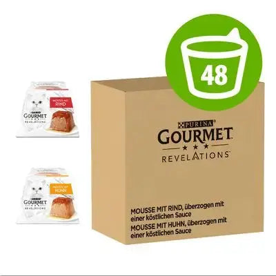 Gourmet Revelations Mousse Salmón&Atún Pack 48X57G Todoanimal.es