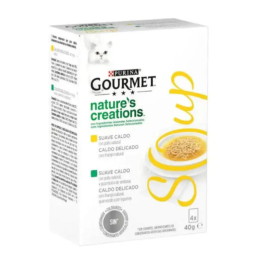 Gourmet Soup Pollo Pack 4X40G Todoanimal.es