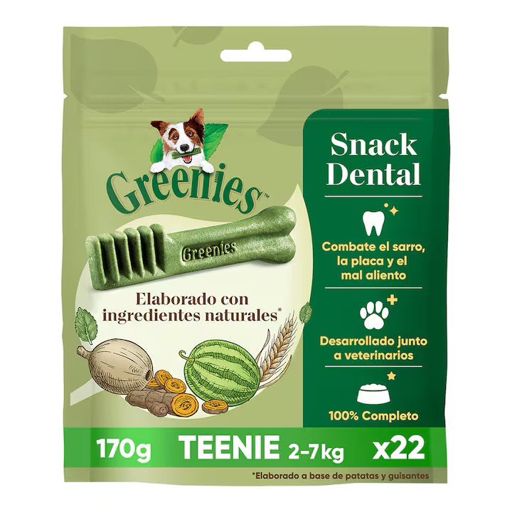 Greenies Snack Dental Limpiador para Perros | Teenie, Medium y Petite al mejor precio -Todoanimal.es