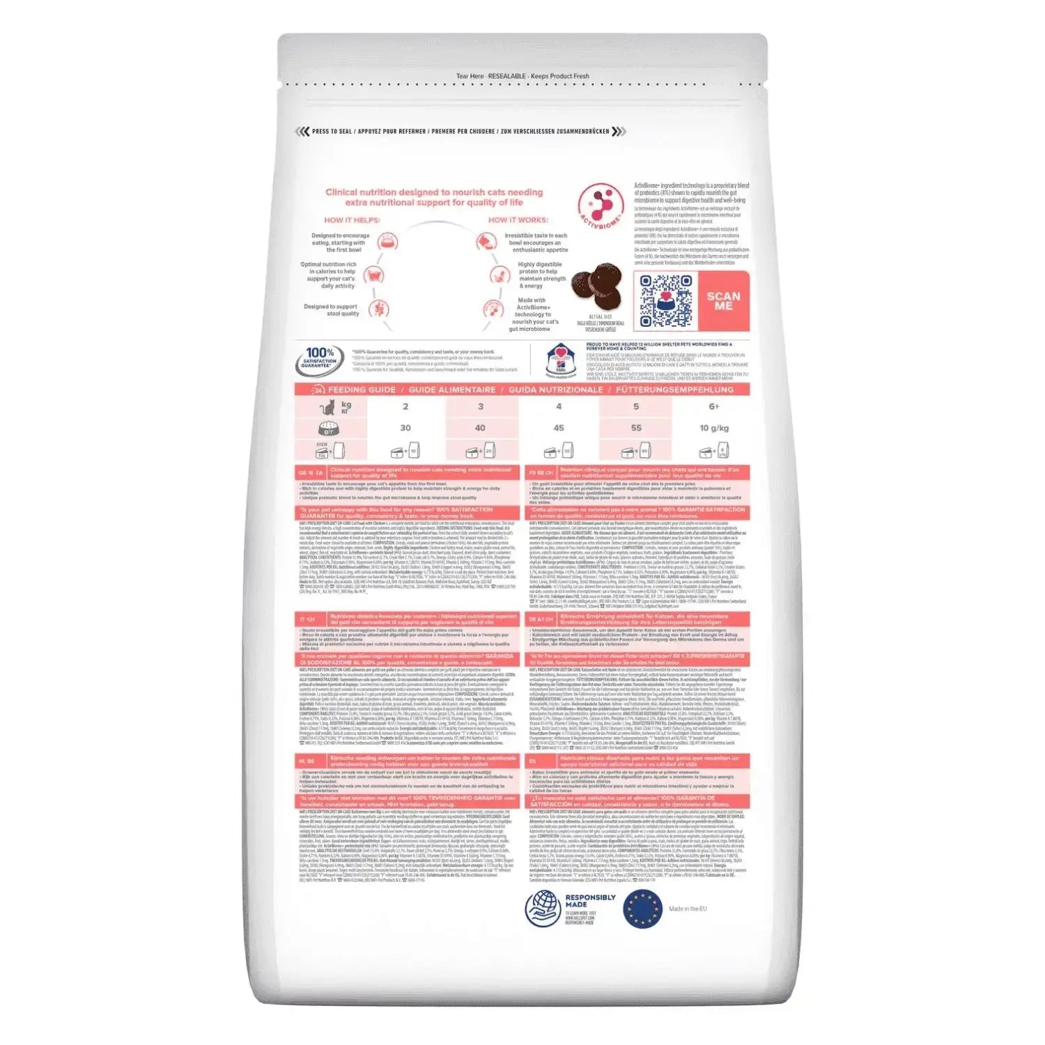 HILL'S FELINE ON CARE POLLO 1.5KG OLMEDO ZOONET, S.L.U.