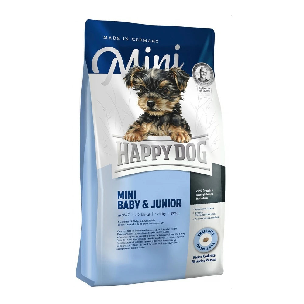 Happy Dog Mini Baby & Junior Pienso para Cachorros al mejor precio -Todoanimal.es