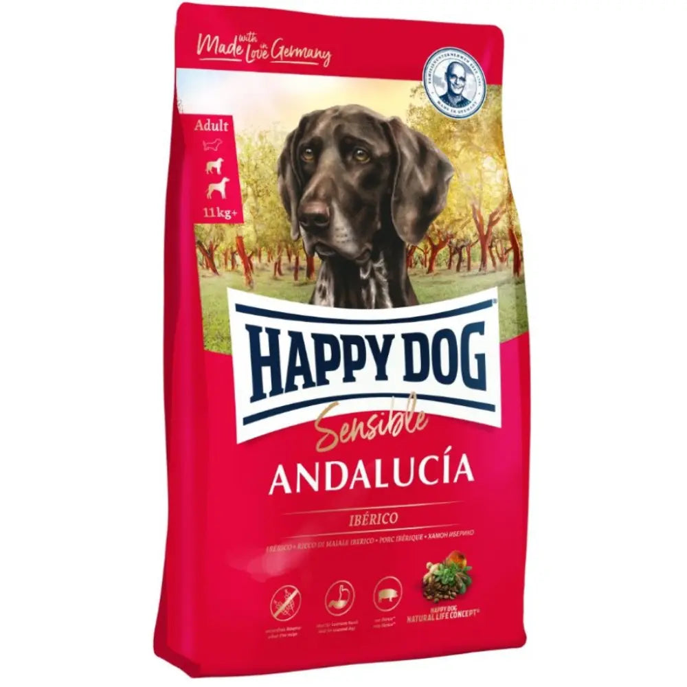 Happy Dog Sensible Andalucía Cerdo Iberico y Arroz al mejor precio -Todoanimal.es