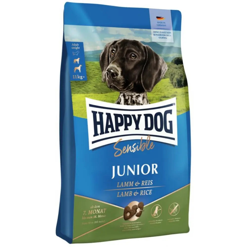 Happy Dog Sensible Junior Cordero y Arroz 10 kg al mejor precio -Todoanimal.es