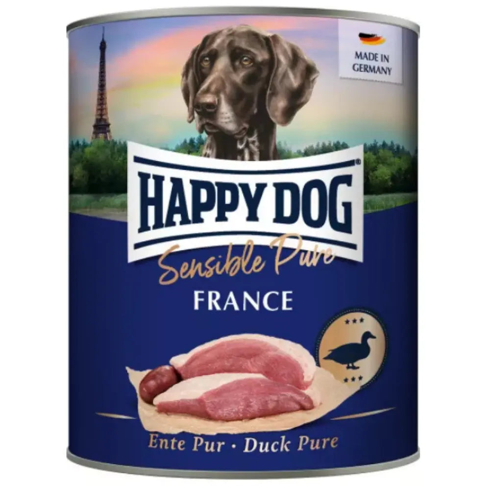 Happy Dog Sensible Pure France Carne de Pato Lata al mejor precio -Todoanimal.es