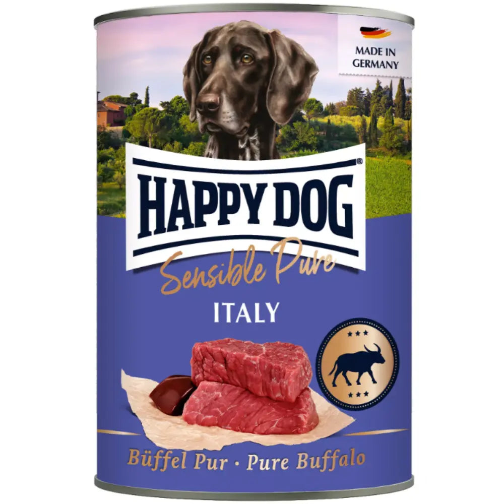 Happy Dog Sensible Pure Italy Carne de Búfalo 400 g Lata al mejor precio -Todoanimal.es
