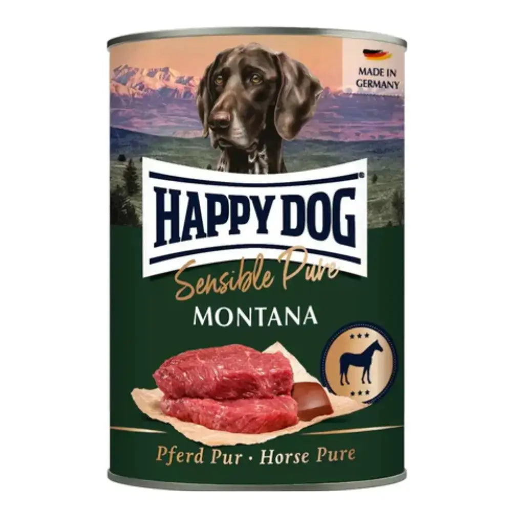 Happy Dog Sensible Pure Montana (Pferd Pur) 400 g Lata al mejor precio -Todoanimal.es