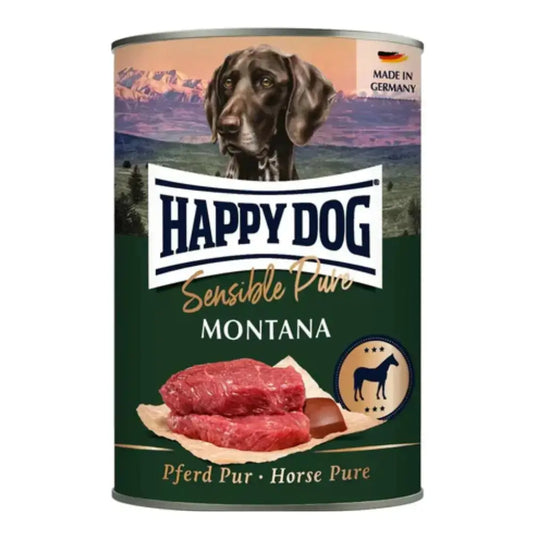 Happy Dog Sensible Pure Montana (Pferd Pur) 400 g Lata al mejor precio -Todoanimal.es