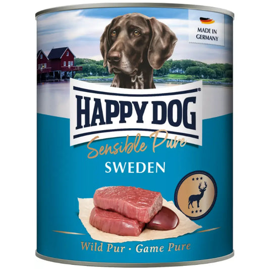 Happy Dog Sensible Pure Sweden (Wild Pur) 800 g Lata al mejor precio -Todoanimal.es