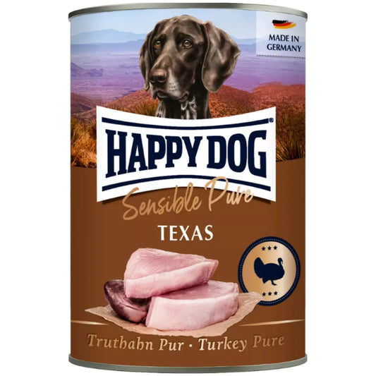 Happy Dog Sensible Pure Texas Carne de Pavo 400 g Lata al mejor precio -Todoanimal.es