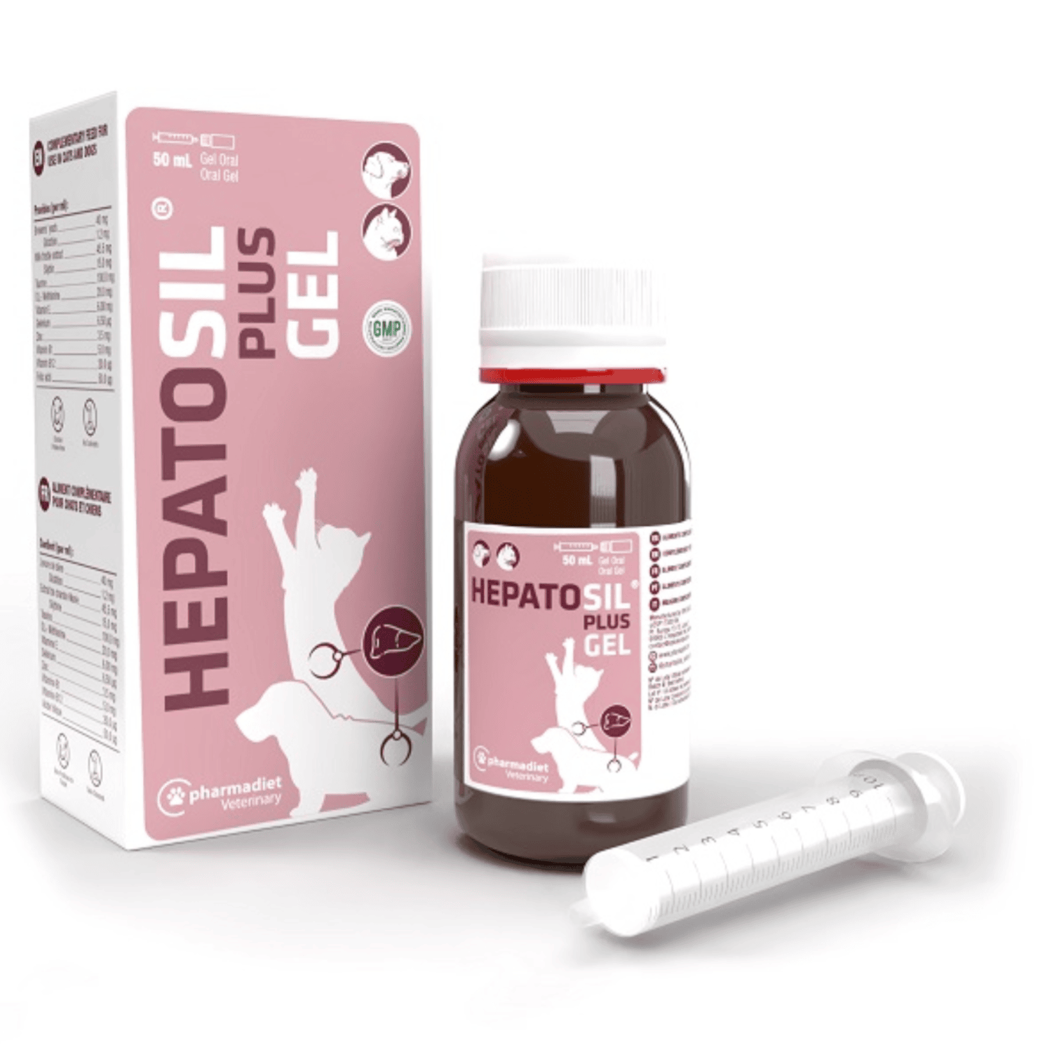 Hepatosil Plus Gel Protector Hepático 50 ml para Perros y Gatos al mejor precio -Todoanimal.es