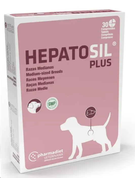 Hepatosil Plus Razas Medianas 30Udes (Hígado)