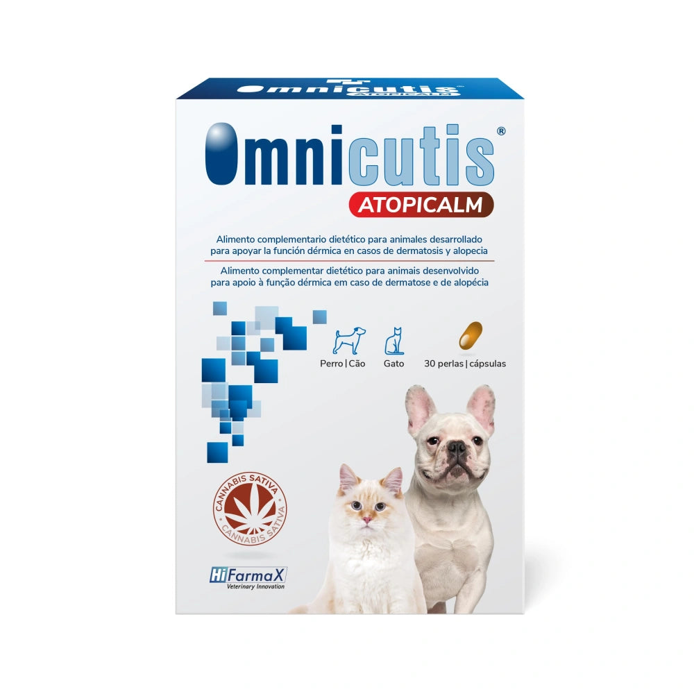 Hifarmax Omnicutis Atopicalm Suplemento para la Salud de la Piel y el Pelaje al mejor precio -Todoanimal.es