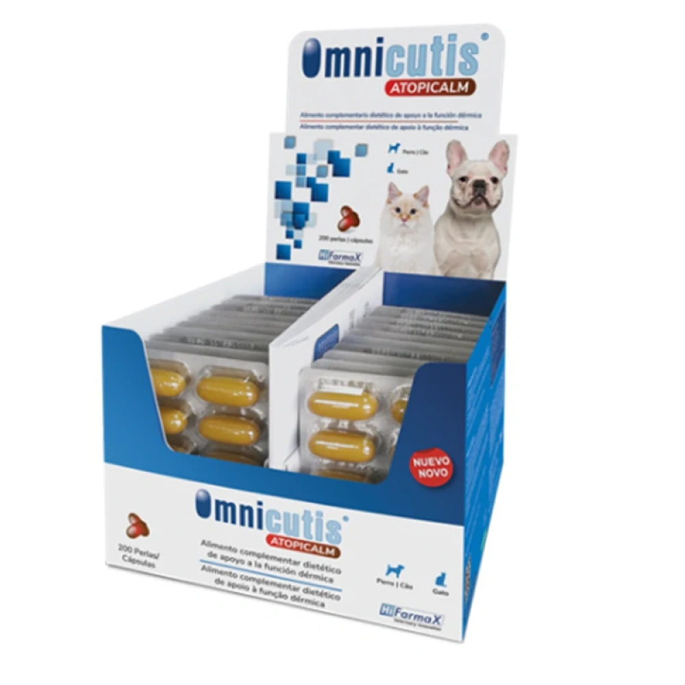 Hifarmax Omnicutis Atopicalm Suplemento para la Salud de la Piel y el Pelaje al mejor precio -Todoanimal.es