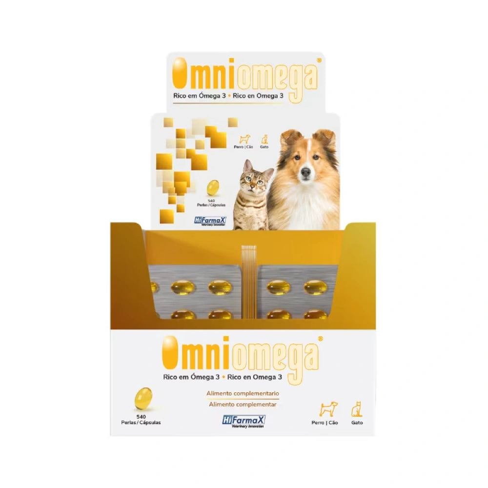Hifarmax Omniomega Suplemento para la Salud de la Piel y el Pelaje al mejor precio -Todoanimal.es