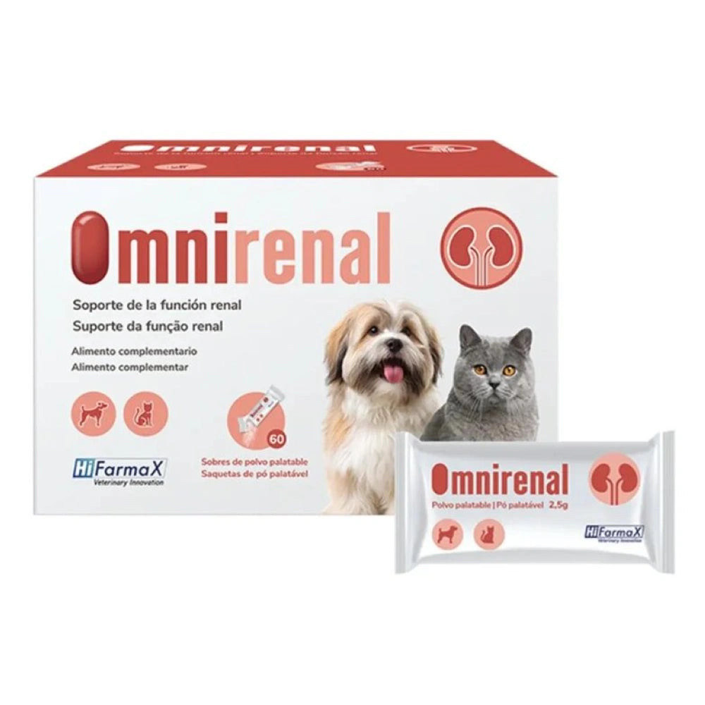 Hifarmax Omnirenal Suplemento para la Salud Renal y Urinaria al mejor precio -Todoanimal.es