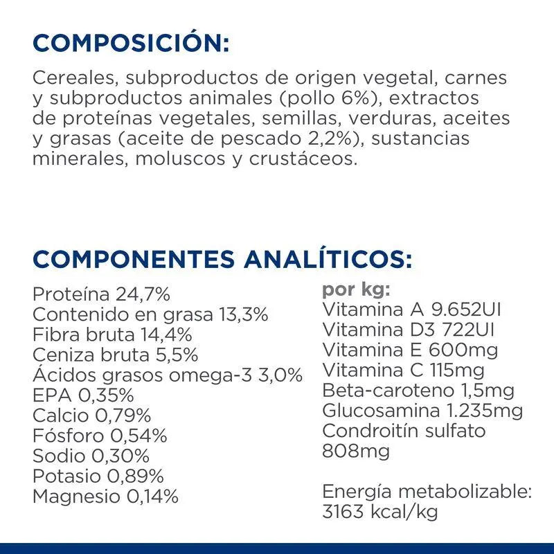 Hill'S Canine Metabolic + Mobility Mini 3 kg - Precios Más Baratos - Todoanimal