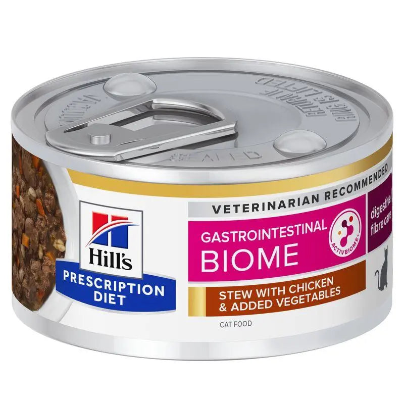 Hill'S Feline Gi Biome Estofado Con Pollo Y Verduras 82G - Precios Más Baratos - Todoanimal