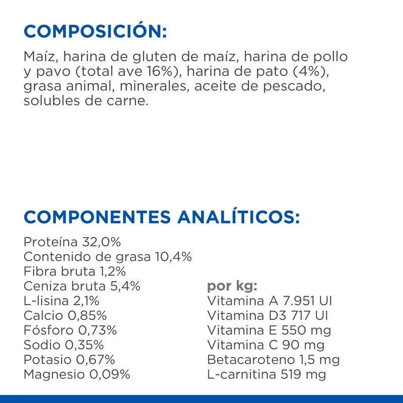 Hill'S Feline Young Adult Sterilised Cat Pato 1.5Kg - Precios Más Baratos - Todoanimal