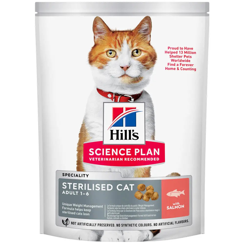 Hill'S Feline Young Adult Sterilised Cat Salmón 1.5Kg HILLS