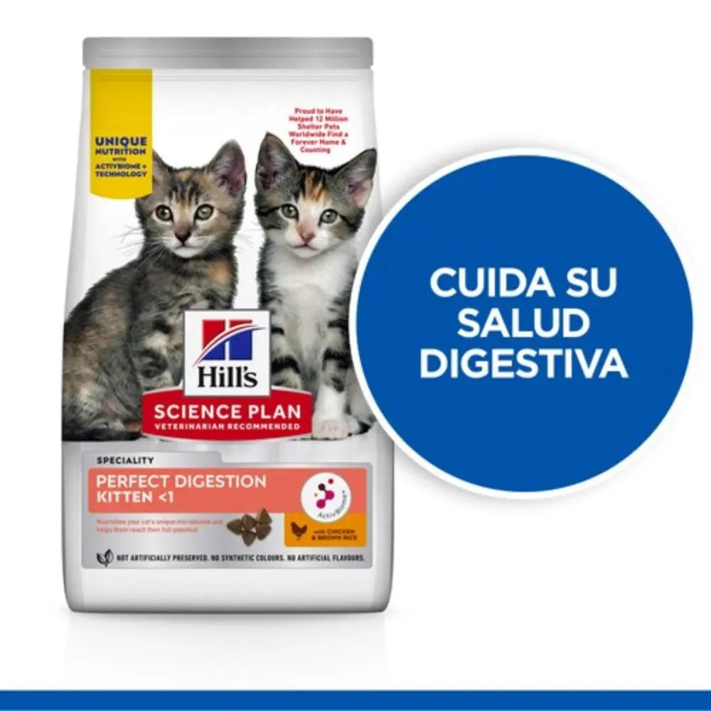 Hill'S Science Plan Perfect Digestion Kitten 1,5 kg Pienso para Gatitos al mejor precio -Todoanimal.es